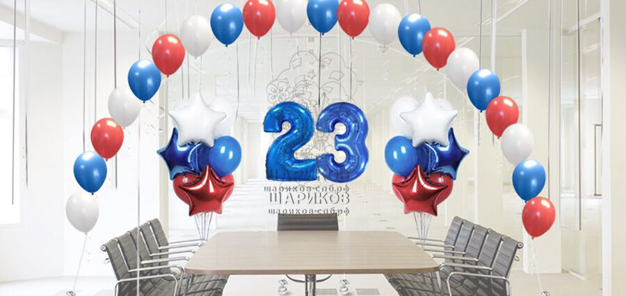 Идеи оформления офиса на 23 февраля