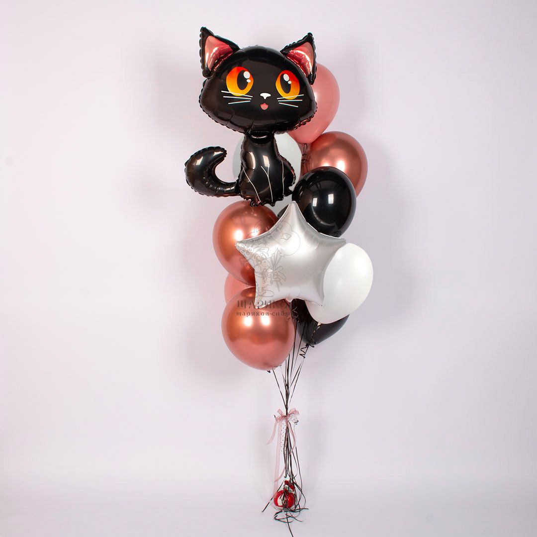 Кот из шаров. Как сделать кота/кошку из воздушных шаров своими руками. Кошка из шариков